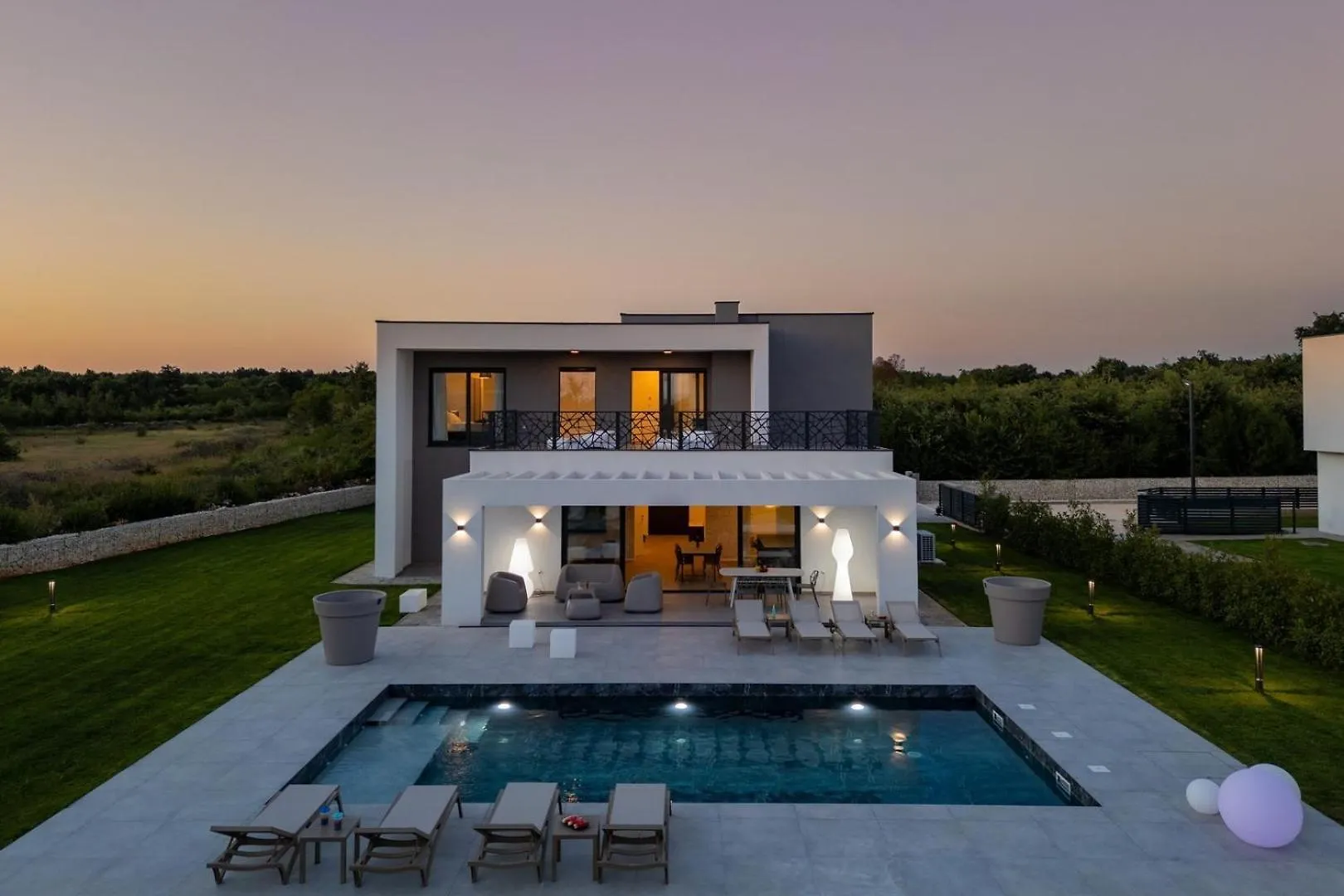 New! Luxury Villa Epic 3 - 50 M2 Heated Pool Juršići Hırvatistan